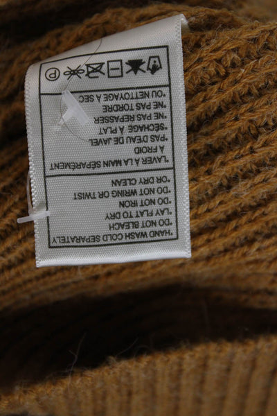 Cupcakes And Cashmere Womens Yellow V Neck Cardigan Long Sleeve Size XS