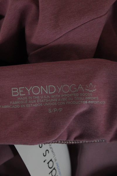 Beyond Yoga Women Fit & Flare One-Piece Pink Square Neck Sleeveless Size S