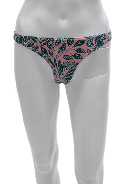 J Crew Womens Pink Floral Polyamide Bikini Bottoms Size XS