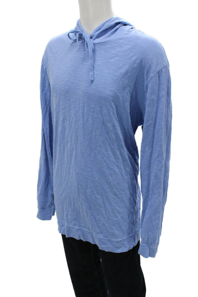 Vineyard Vines Men Pullover Hoodie Blue Cotton Hooded Drawstring Size 2XL