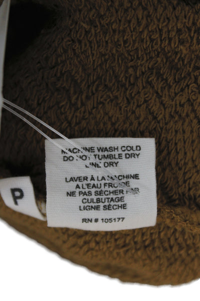 Ulla Johnson Womens Jersey T-Shirt Brown 100% Cotton Crew Long Sleeve Size 0P