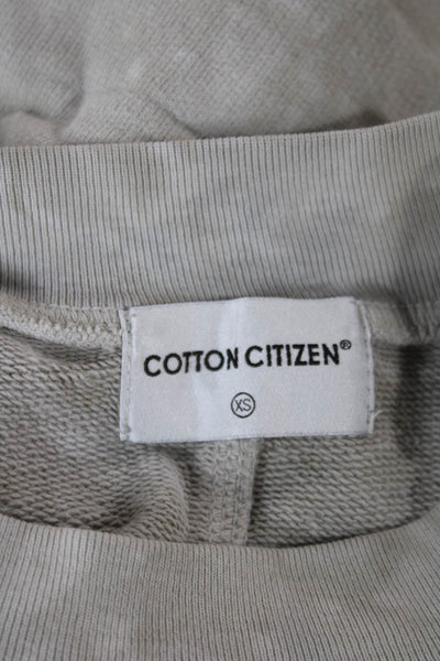 Cotton Citizen Womens Tie Dye Mock Neck Pullover Gray Long Sleeve Size XS
