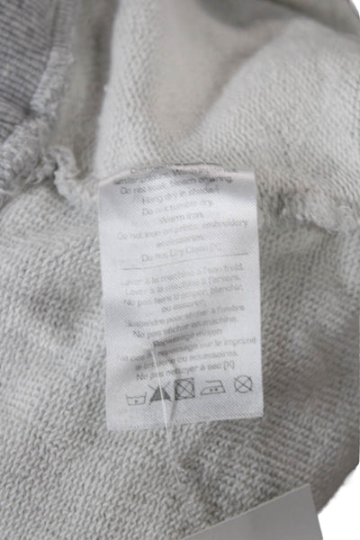 The Upside Women Organic Cotton Pullover Crew Neck Gray Long Sleeve Size XS