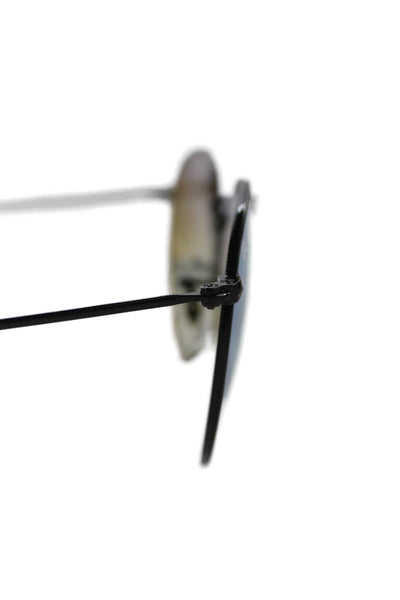 Ray Ban Women's Round Lens Aviator Black Sunglasses