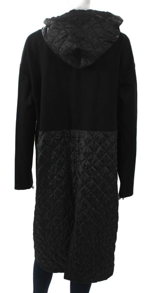 Joseph Ribkoff Women Cardigan Black Rayon Long Sleeve Open Front Size 12