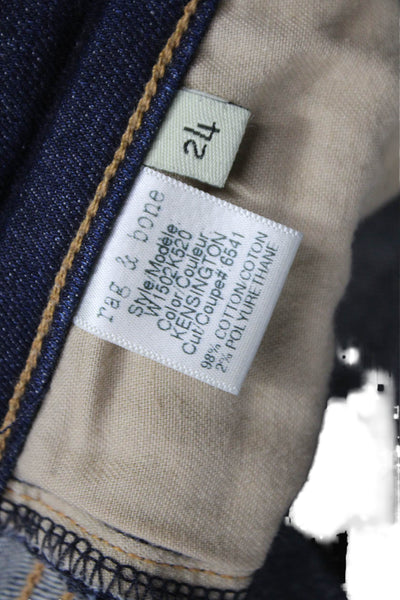 Rag & Bone Jean Womens Skinny Jeans Blue Mid Rise Size 24