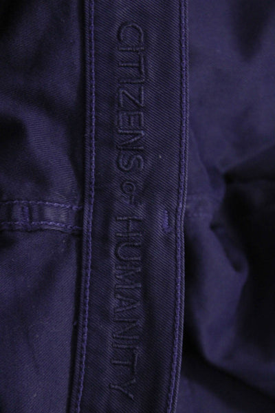 Citizens of Humanity Women Skinny Purple Jeans Mid-Rise Cotton 28in Size 26