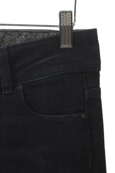 Paige Womens Bootcut Jeans Blue Mid Rise Cotton Blend 30in Size 26