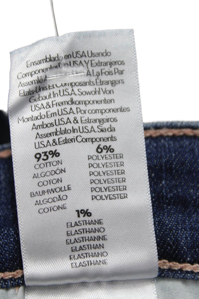 Mother Womens Flared Jeans Blue Cotton Blend High Rise Size 23