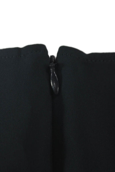 Babaton Women Shift Dress Black Long Sleeve Round Neck Zip Size S