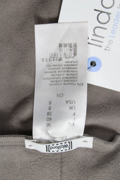 Wolford Women Ankle Leggings Gray Size 6