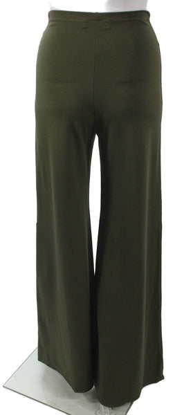Ripley Rader Womens Green Viscose Crew Neck Short Sleeve Set Size 2