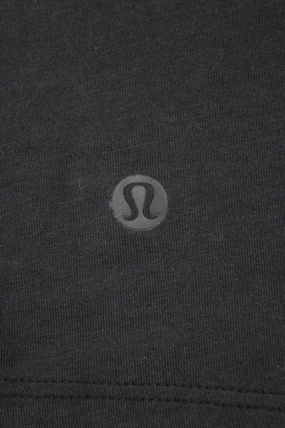 Lululemon Women Basic T-Shirt Black Long Sleeve Crew Neck Size S