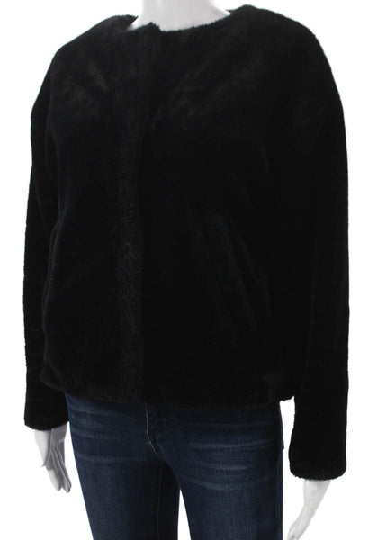 Zara Trafaluc Womens Basic Jacket Black Polyester Long Sleeve Size XS