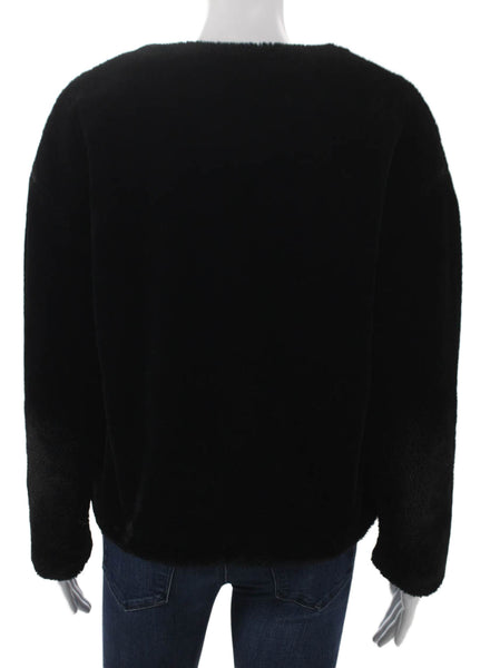 Zara Trafaluc Womens Basic Jacket Black Polyester Long Sleeve Size XS