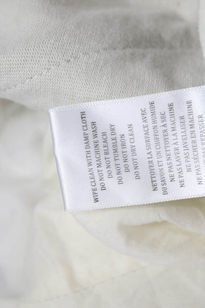 BLANKNYC Womens Biker Jacket Beige Polyurethane Zip Long Sleeve Size L