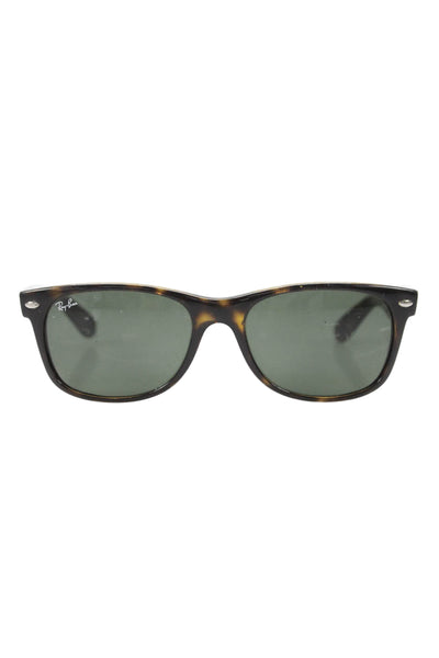 Ray Ban Unisex Adults Tortoise Shell Print Wayfarer Sunglasses Brown