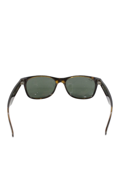 Ray Ban Unisex Adults Tortoise Shell Print Wayfarer Sunglasses Brown