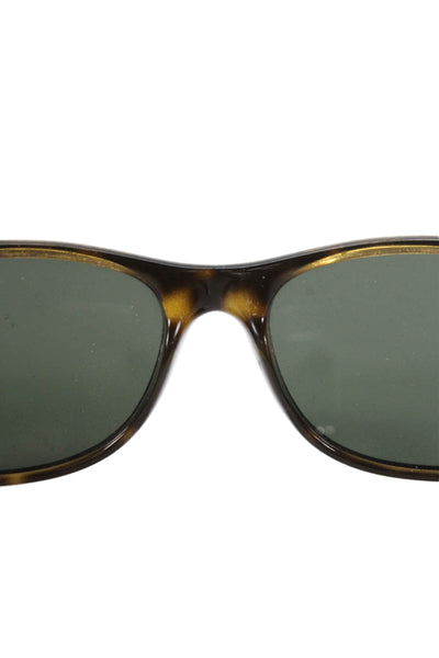 Ray Ban Unisex Adults Tortoise Shell Print Wayfarer Sunglasses Brown