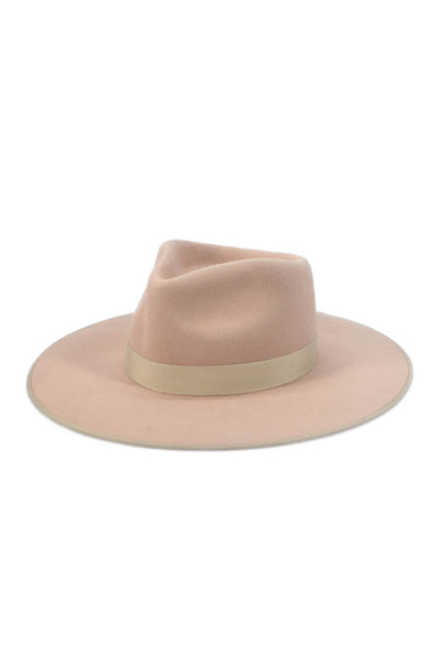 Lack Of Color Womens Australian Wool Wide Brim Hat Pink Size M
