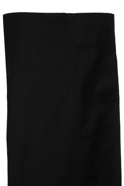 Burberry Womens Basic Jacket Black Cotton Button Long Sleeve Size 2