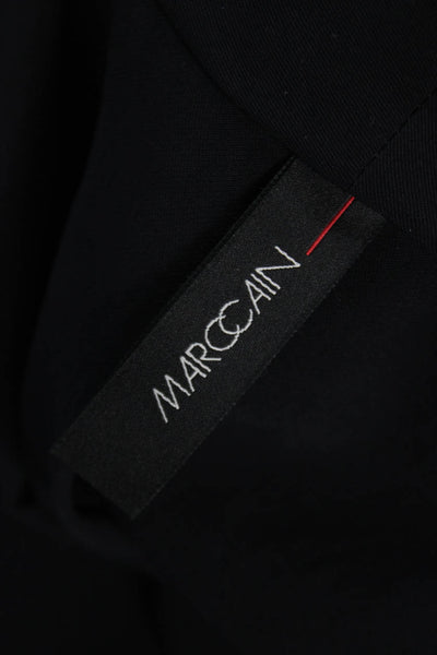 Marccain Women Sleeveless Black Polyester Vest Size 1