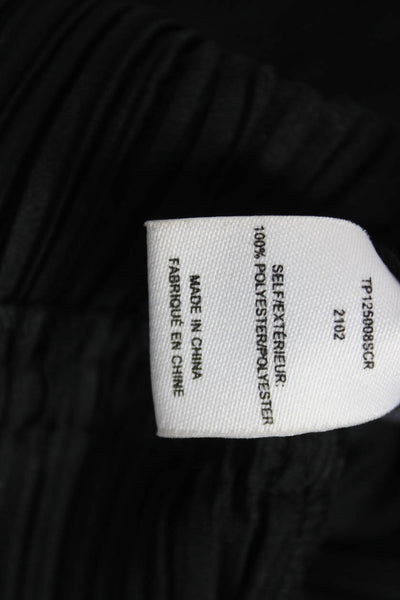 Derek Lam 10 Crosby Women Black Collared Jumpsuit Short Sleeve Polyester Size 2
