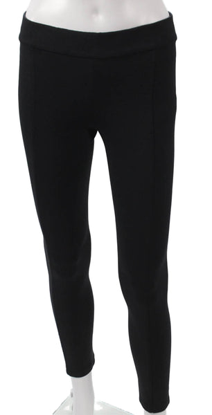 Row Women Ankle Leggings Black Polyester Blend Size M