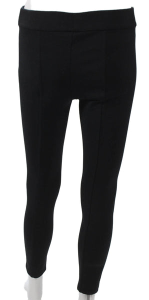 Row Women Ankle Leggings Black Polyester Blend Size M