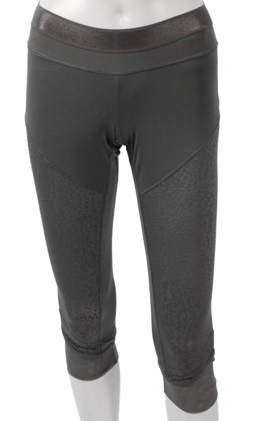 Adidas by Stella McCartney Womens Gray Capri Leggings Size XS