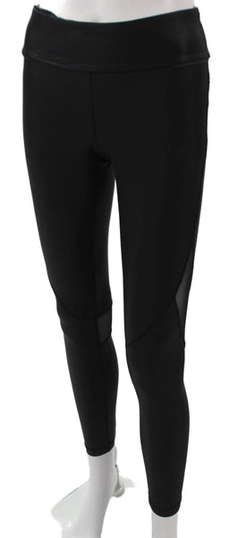 ALALA Womens Compression Leggings Black Polyamide Pull On Solid Size S