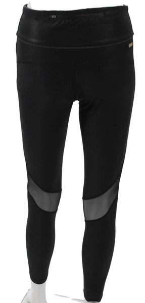 ALALA Womens Compression Leggings Black Polyamide Pull On Solid Size S