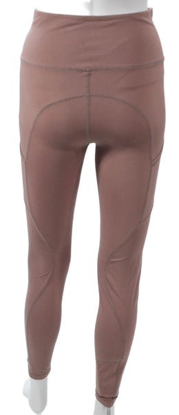 G. Womens Ankle Leggings Brown Polyamid Solid Pull On Size XS