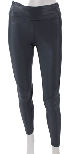 ALALA Women Compression Leggings Gray Nylon Pull On Size S