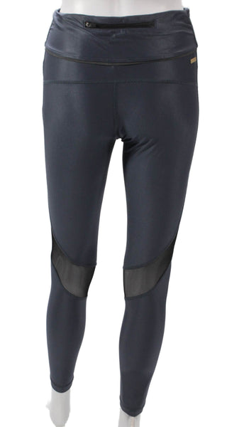 ALALA Women Compression Leggings Gray Nylon Pull On Size S