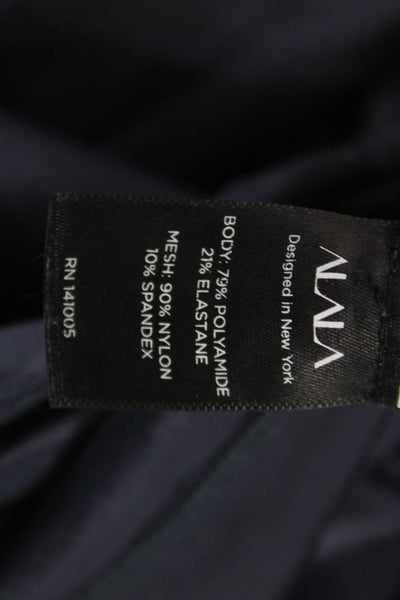 ALALA Women Compression Leggings Gray Nylon Pull On Size S