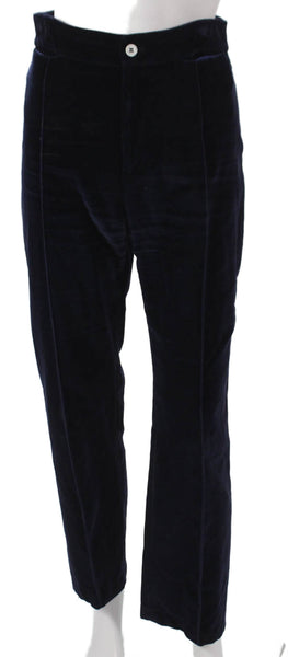 Lisou Womens Blue Cotton Dress Pants Size 4