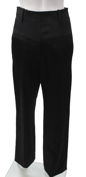 Joseph Womens Dress Pants Black Acetate Zip Inseam 27 Size 34