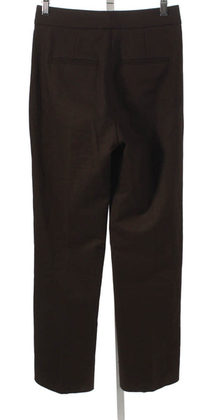 The Fold Womens Dress Pants Brown Cotton Size 2