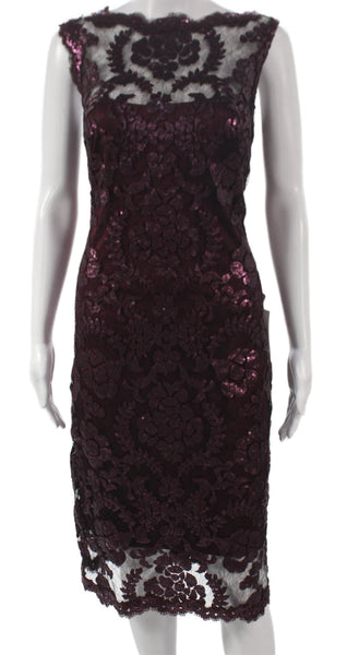 Banana Republic Womens Silk Sheath Dress Floral Boatneck Petite Size 12