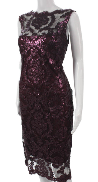 Banana Republic Womens Silk Sheath Dress Floral Boatneck Petite Size 12