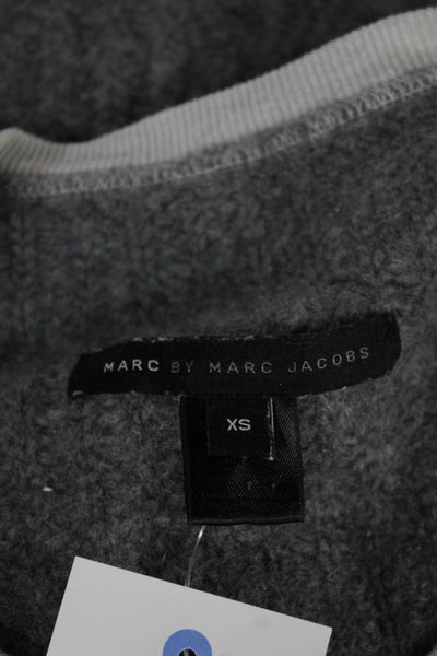 Marc By Marc Jacobs Womens Cardigan Gray Polyester Blend Long Sleeve Size XS