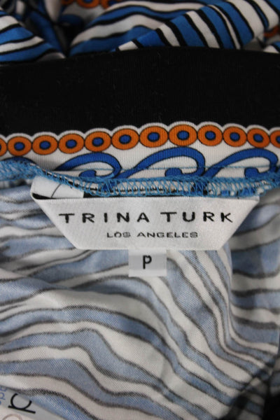 Trina Turk Womens Multicolor Striped Rayon Off the Shoulder Romper Size 0P