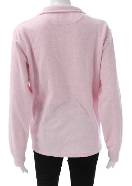 Vineyard Vines Womens Striped Cotton Pullover Sweatshirt Pink Size XS