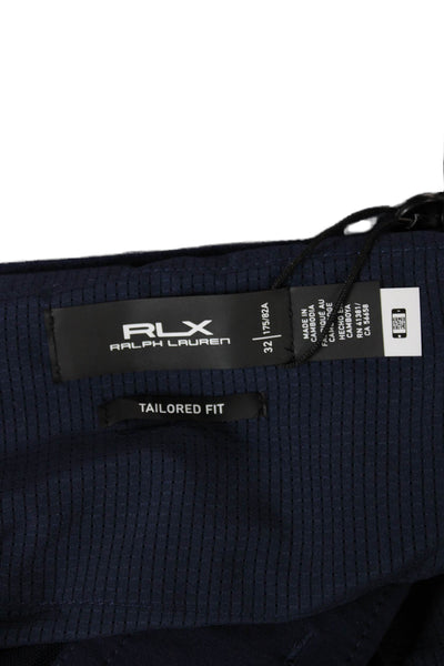 RLX Ralph Lauren Men Athletic Blue Nylon Shorts Size 32