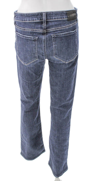 Paige Womens Bootcut Jeans Blue Mid-Rise 31in Inseam Cotton Blend Size 29