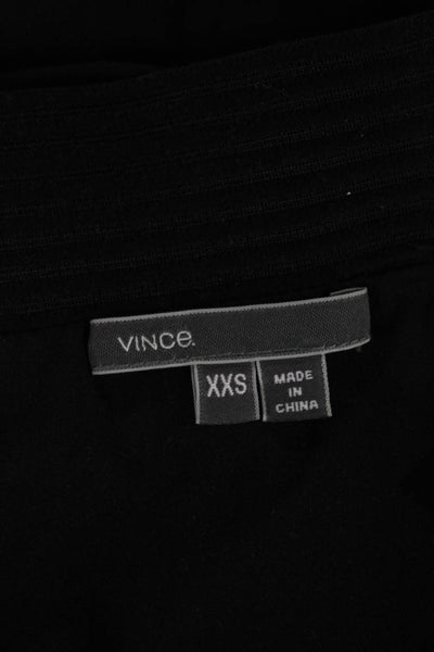 Vince Women A-Line Striped Gray Skirt Cotton Blend Short Pull On Size 2XS