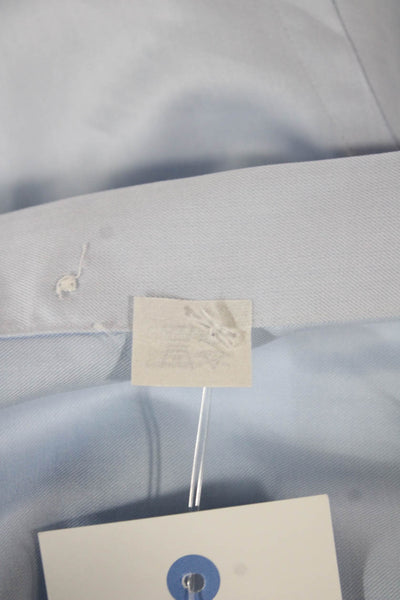 Ledbury Mens Long Sleeves Button Down Dress Shirt Sky Blue Size 15.5 39