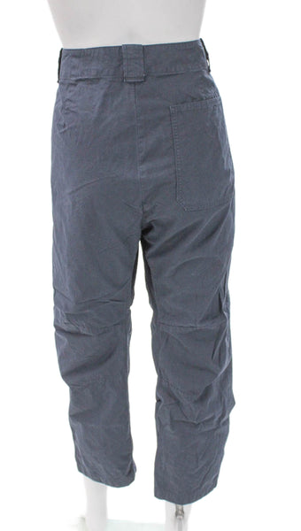 Rag & Bone Women Ankle Pants Blue 100% Cotton Button Inseam 27 Size 8