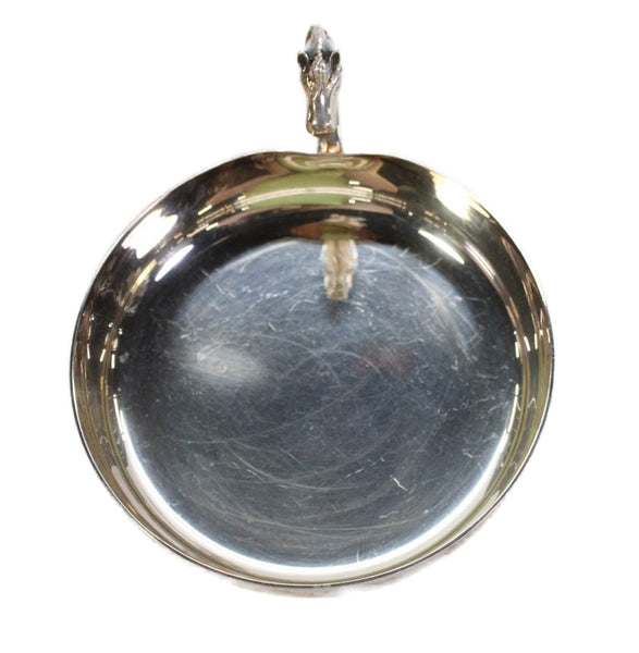 Hermes Unisex Vintage Catch All Horse Head Silver Trinket Tray